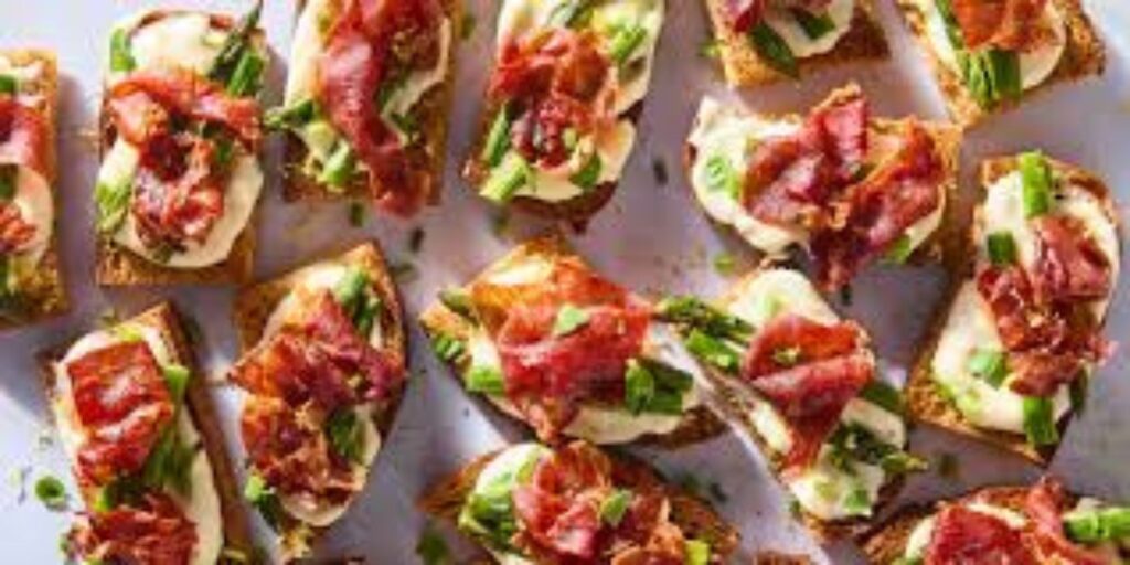 prosciutto melon skewers